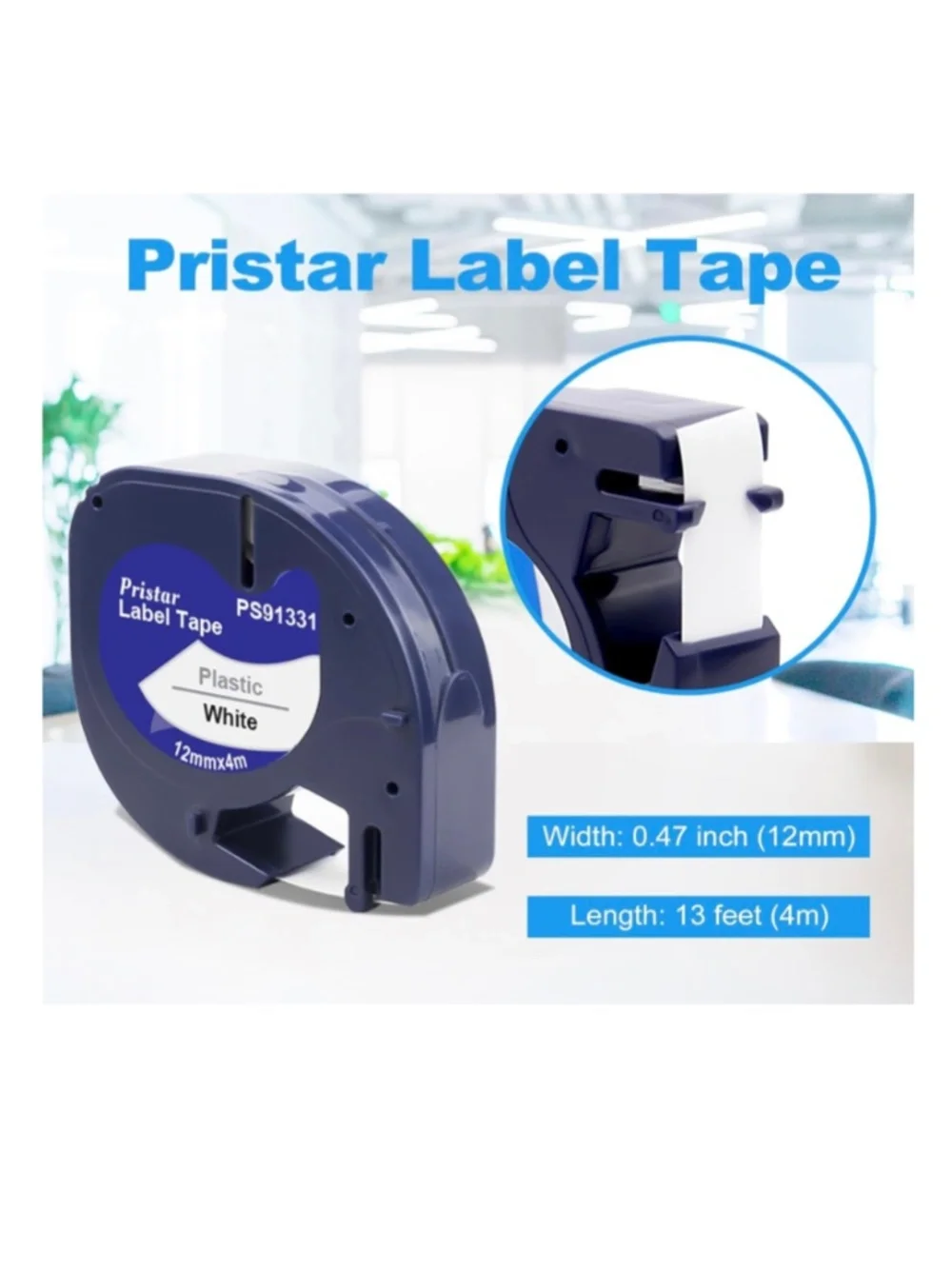 NWT! Pristar Brand That’s Compatible With DYMO LETRATAG LT Refills! Set of 11!